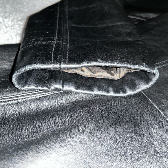 Jacqueline Ferrar Black Leather Jacket - Picture 10 of 12